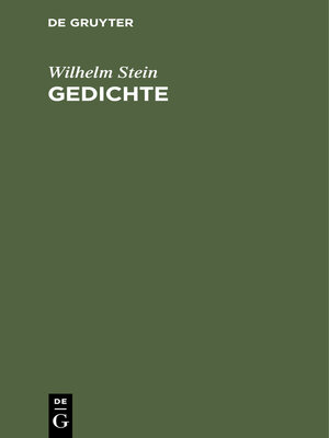 cover image of Gedichte